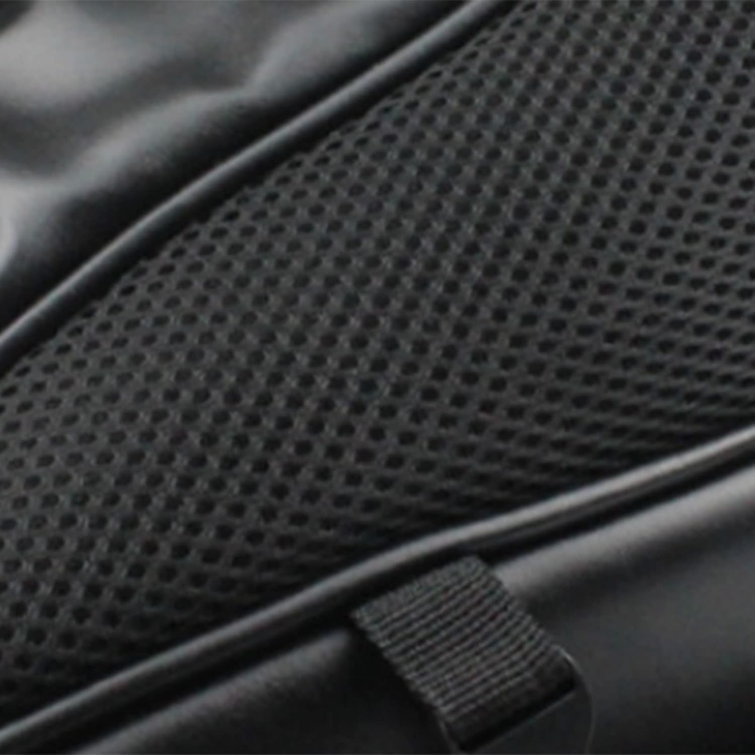 Bolsa de motocicleta de diseño único, bolsa de cola de motor antideslizante de gran capacidad, bolsas de sillín ligeras impermeables de PU, para
