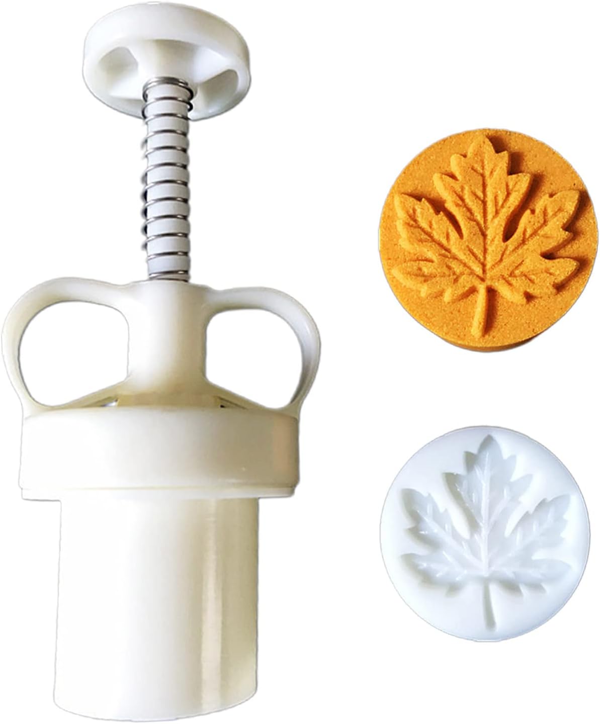 Molde de pastel de luna para galletas, molde de hoja, molde de pastelería de hojas de arce, decoración de festivales, cortador de mano, molde para