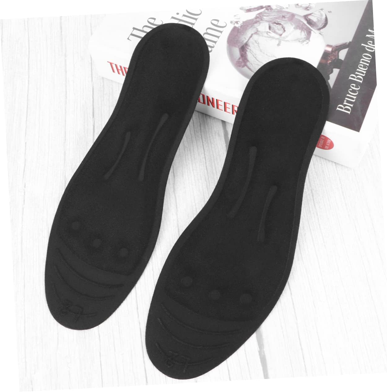 2 pares de plantillas para pies planos, plantilla de zapatos transpirable, plantillas de gel líquido, plantillas a prueba de golpes, 3 piezas de