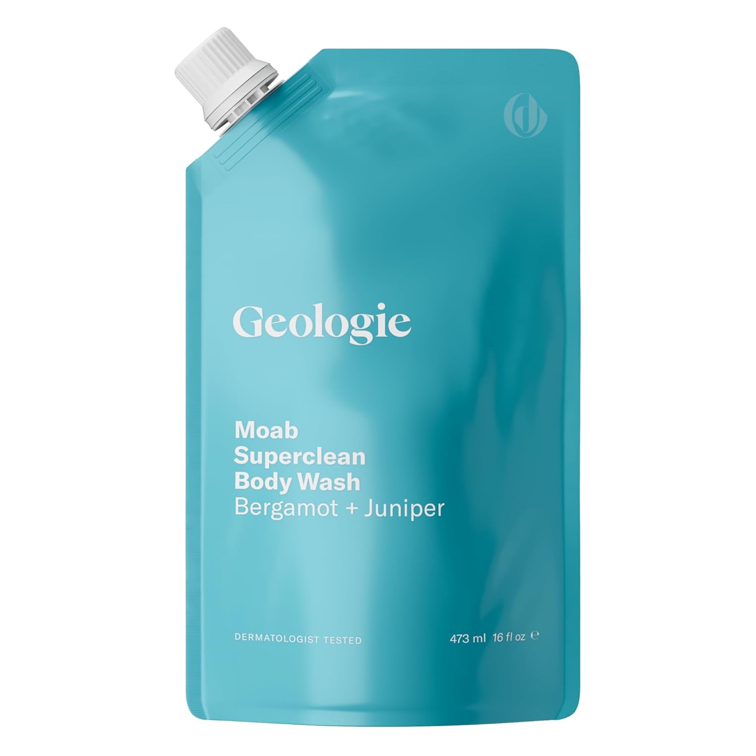 Geologie Moab Superclean Paquete de recambio de gel corporal  Bergamota + Enebro  16 onzas líquidas