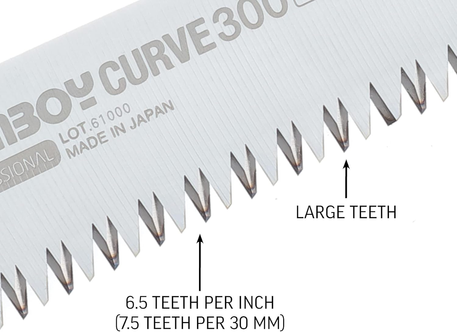 Silky GomBoy Curve – Sierra plegable profesional (11.811 in, dientes grandes) (717-30)