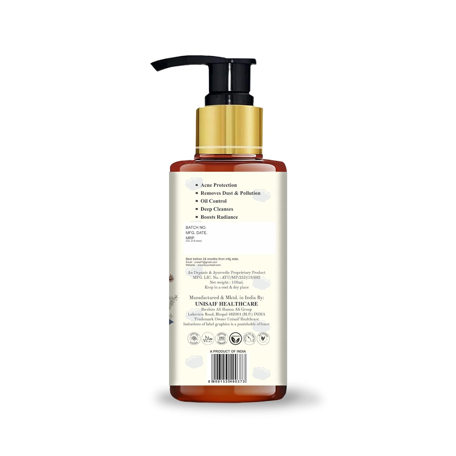 Unisaif Transcoal – Jabón facial de carbón natural para hombres y mujeres, lavado facial exfoliante para prevención del acné, control de aceite,