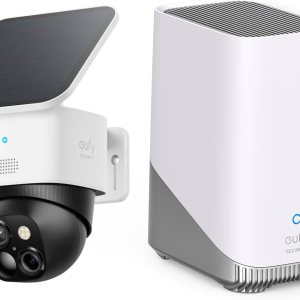 eufy Security SoloCam S340 con HomeBase 3, cámara de seguridad solar, cámara inalámbrica para exteriores, vigilancia de 360, sin puntos ciegos, eufy Security SoloCam S340 con HomeBase 3, cámara de seguridad solar, cámara inalámbrica para exteriores, vigilancia de 360, sin puntos ciegos,