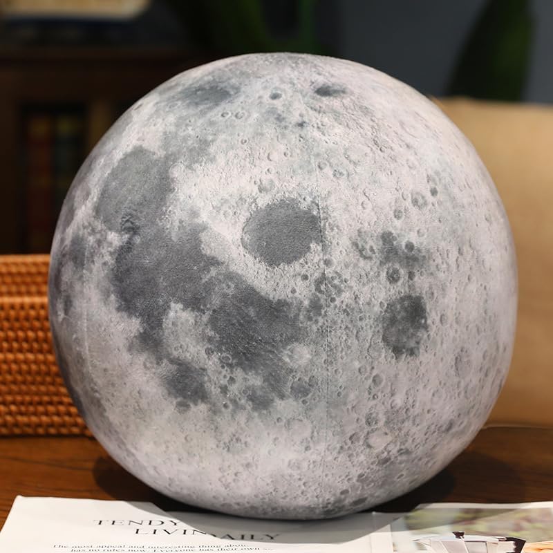 Almohada de felpa de planeta Tierra azul de 10 pulgadas, suave y realista de Marte, luna, sol, peluche, juguetes de peluche de globo de aprendizaje,