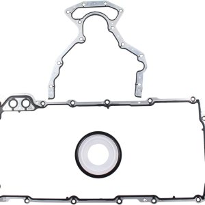 NewYall Paquete de 3 juntas de cárter de aceite para cilindro y tapa del sello principal trasero del motor NewYall Paquete de 3 juntas de cárter de aceite para cilindro y tapa del sello principal trasero del motor