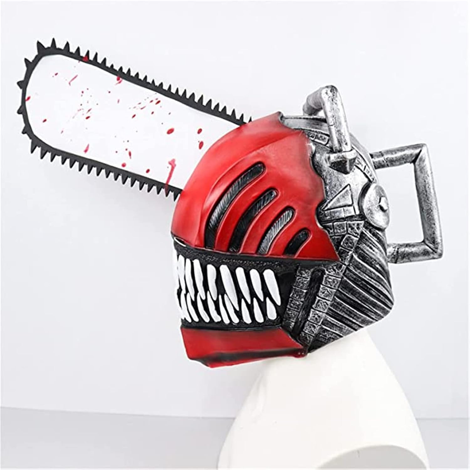 Anime Chainsaw Man Cosplay Props,Pochita Headgear,Denji Arm Saw,Chainsaw Man Denji Mask Halloween Navidad