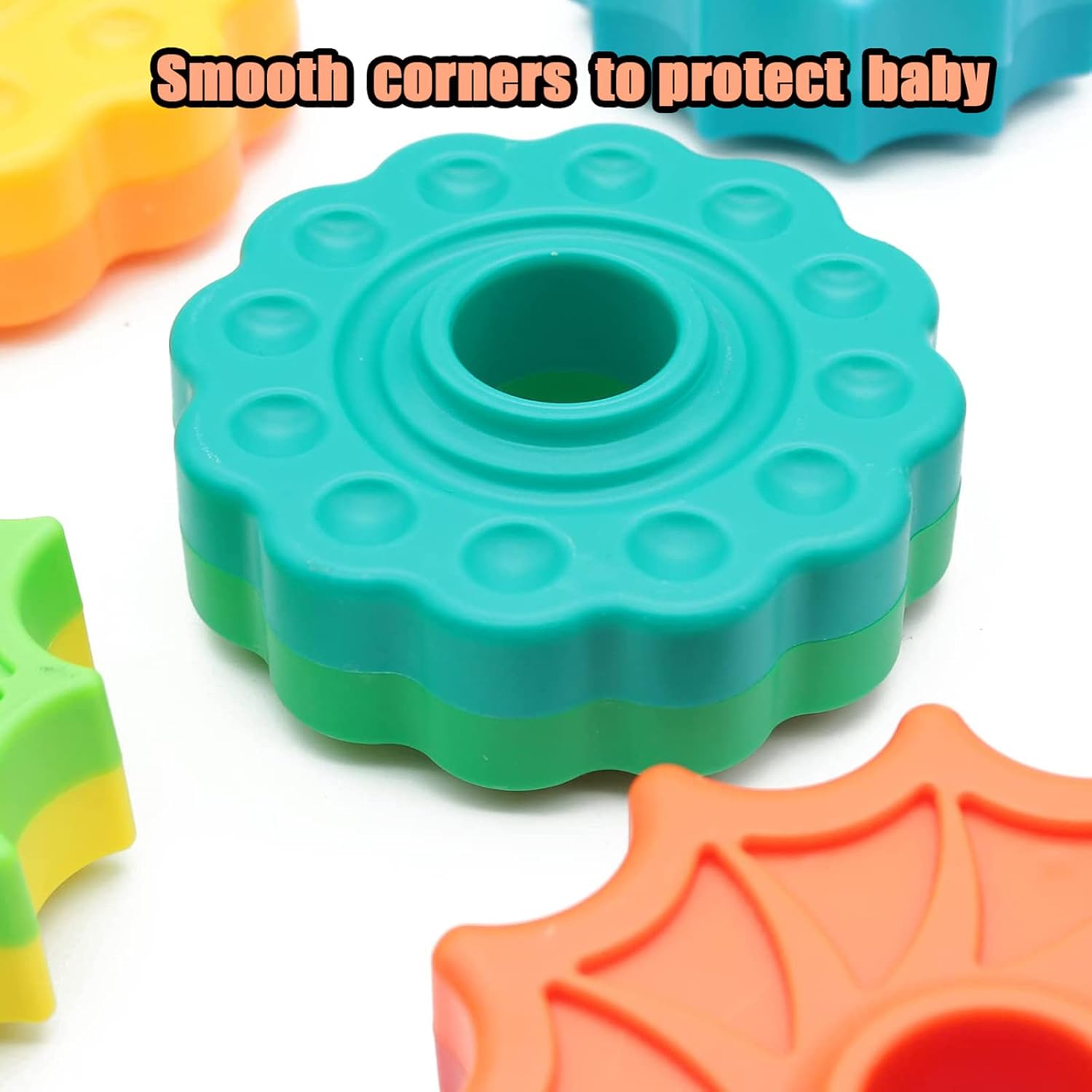 BYFWH Juguete apilable para bebés, juguete apilable prémium para niños, juguete apilable giratorio para bebés y niños pequeños, juguete educativo de