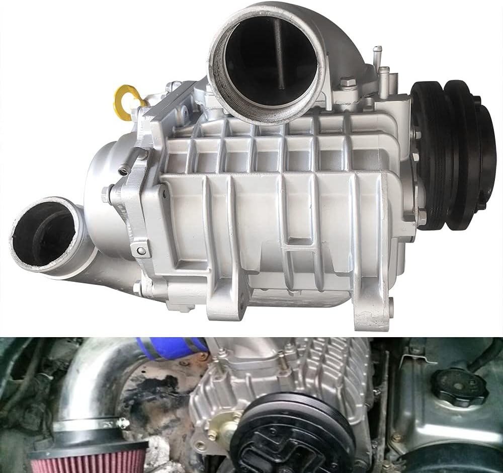 Sobrealimentador universal de las raíces de Cherokee, turbina de aluminio del aumentador de presión del compresor del coche SUV para 2.0-3.5L