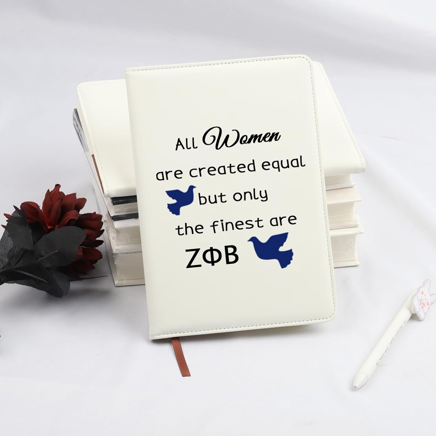 G2TUP Sorority – Cuaderno más fino de hermandad con forro en blanco, regalo de hermandad para mujeres más finas (cuaderno de mujeres creado igual)