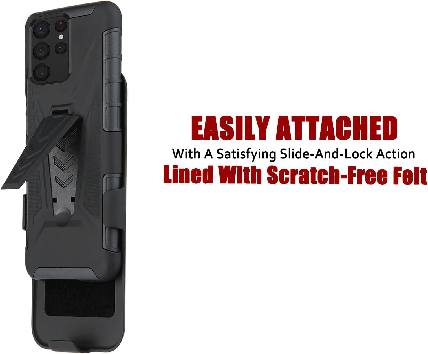 Asuwish Funda para teléfono Samsung Galaxy S22 Ultra 5G con clip para cinturón, soporte híbrido, resistente, resistente, de grado militar, funda