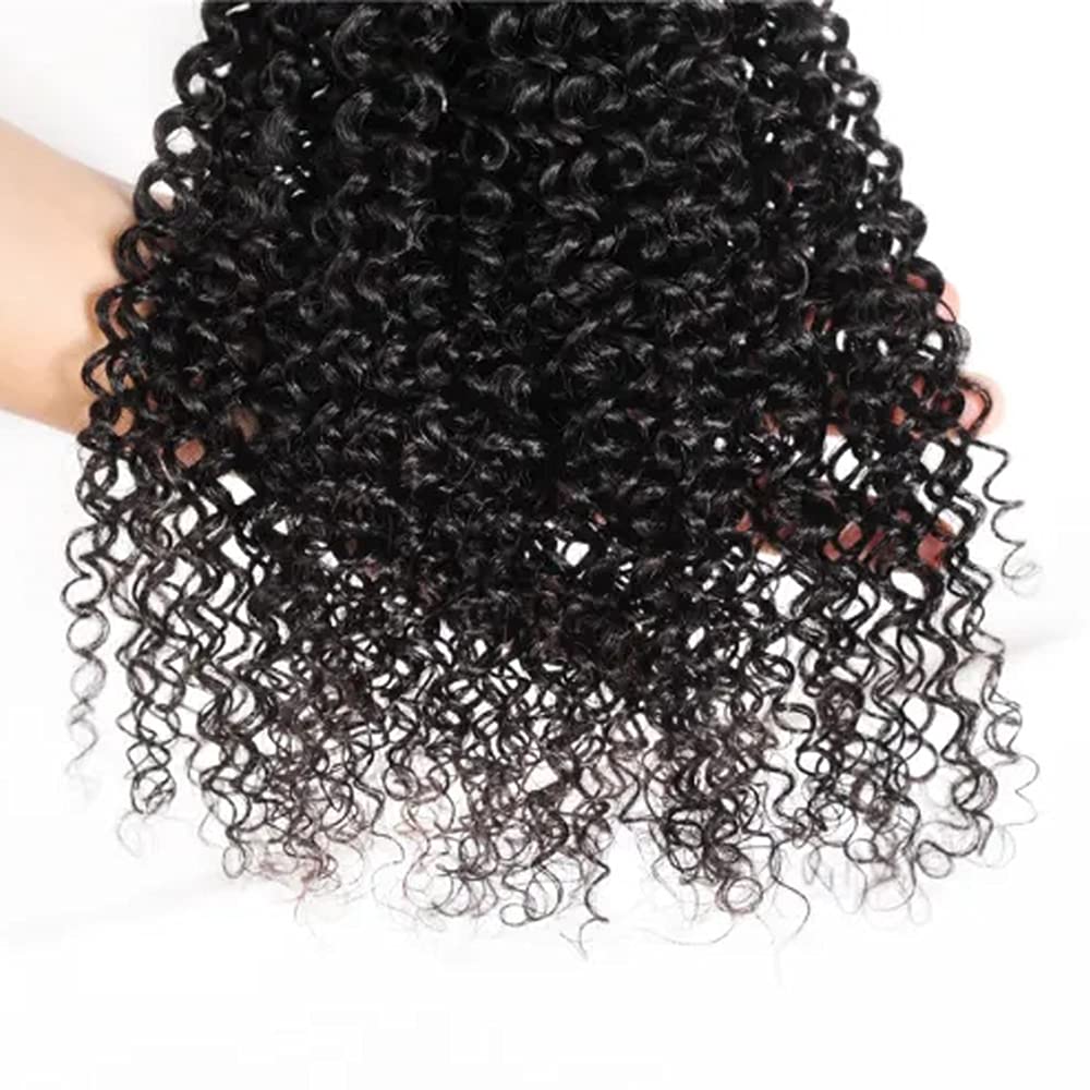 Extensiones de cabello humano rizado rizado de 24, 26, 28 pulgadas, extensiones de cabello humano brasileño rizado, cabello virgen sin procesar, 3