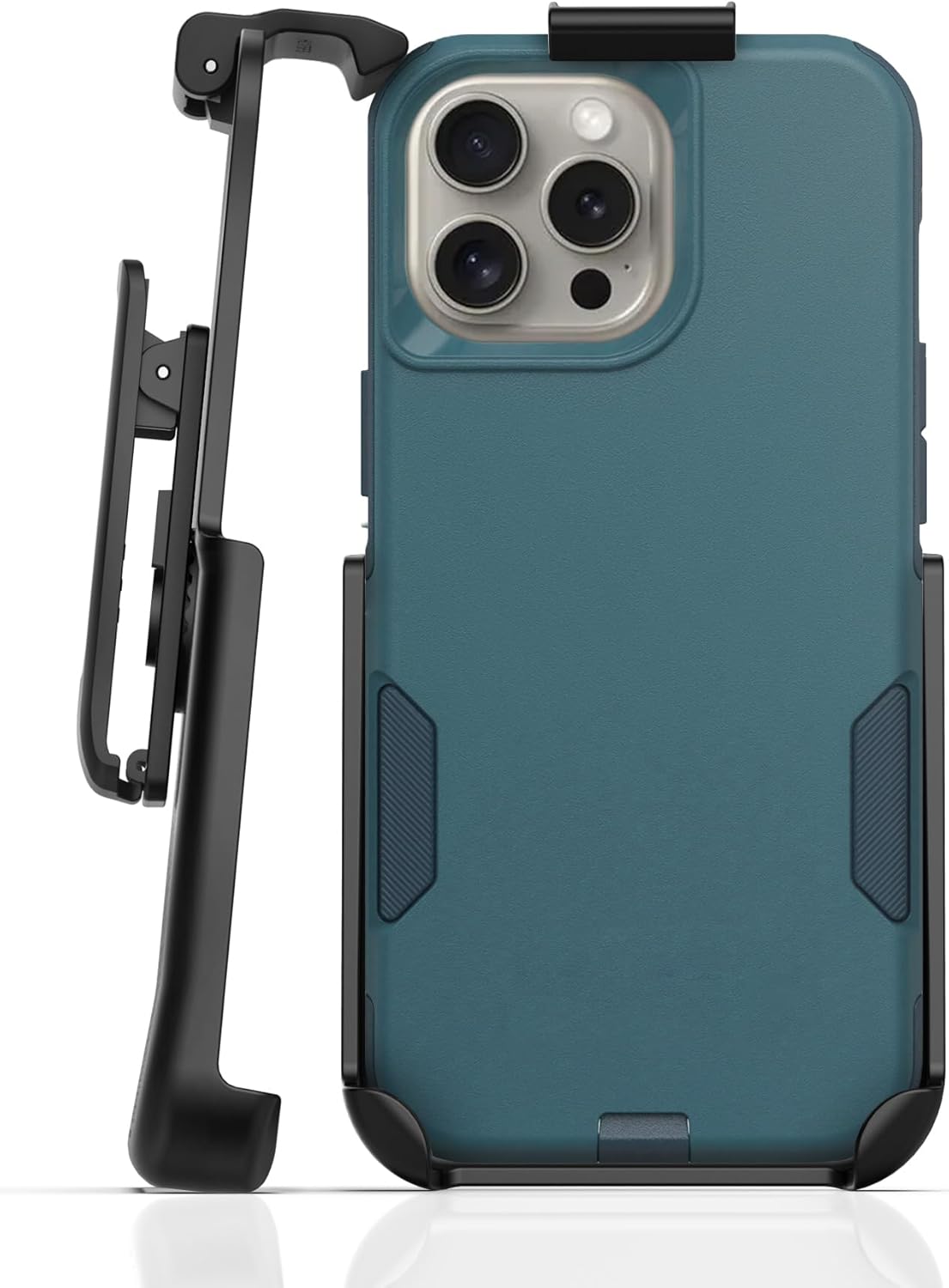 Encased Clip para cinturón se adapta a Otterbox Commuter Series, iPhone 15 Pro Max (solo funda) la funda no está incluida