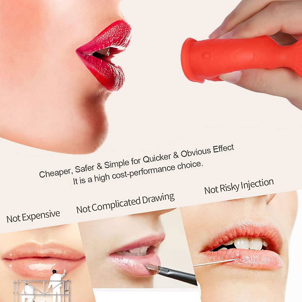 Regordete de labios  Herramientas de mejora de labios, relleno rápido de labios  Pout de labios sexy  Herramienta de puchero natural
