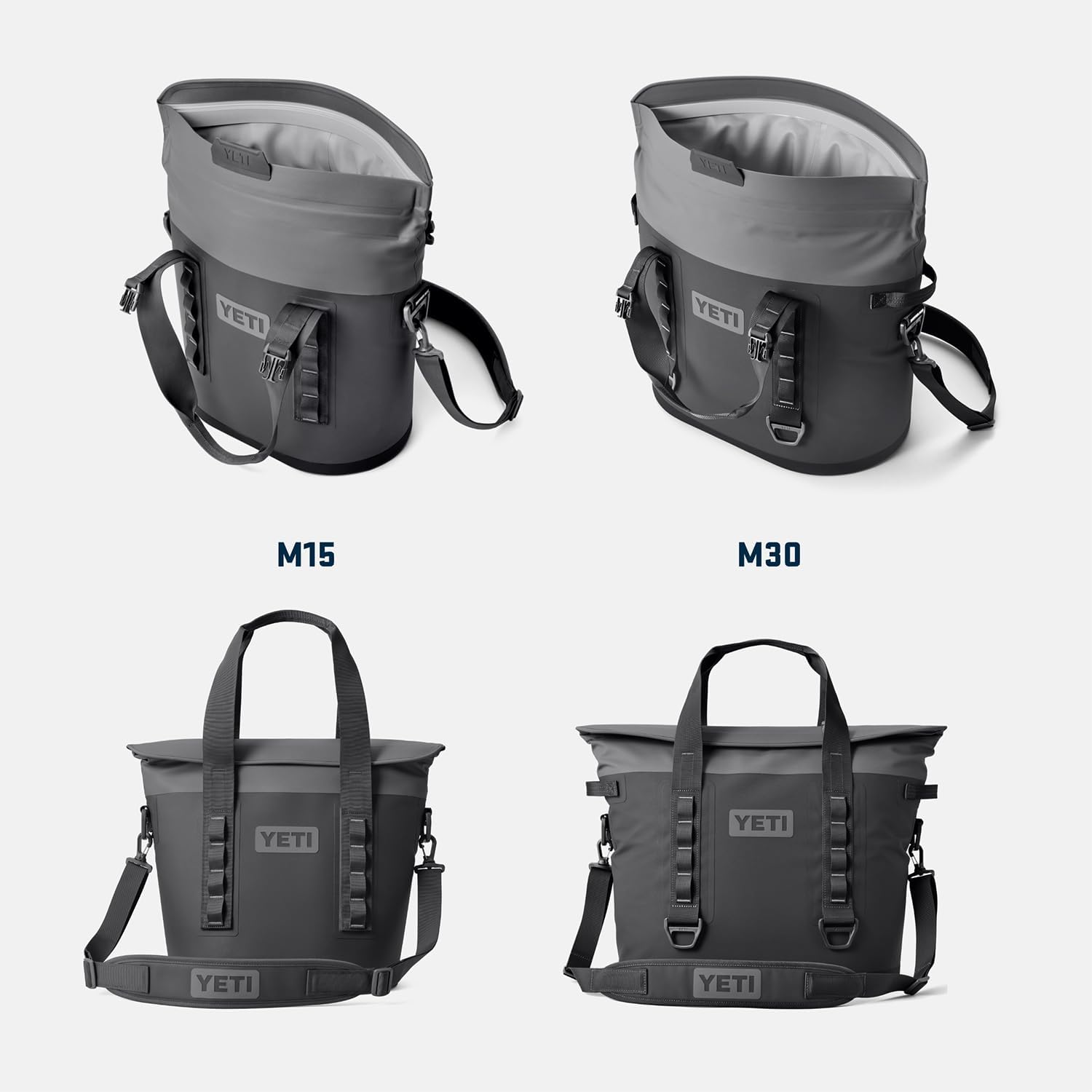 YETI Enfriadores suaves portátiles Hopper Serie M con acceso MagShield