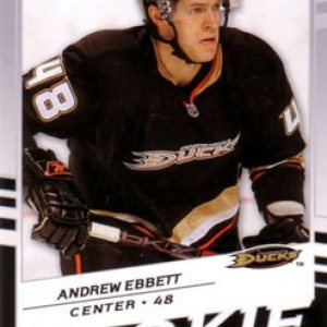2008-09 Upper Deck Victory Hockey #236 Andrew Ebbett RC Rookie Anaheim Ducks Official NHL Trading Card (Stock Photo Shown, Near Mint or Better 2008-09 Upper Deck Victory Hockey #236 Andrew Ebbett RC Rookie Anaheim Ducks Official NHL Trading Card (Stock Photo Shown, Near Mint or Better