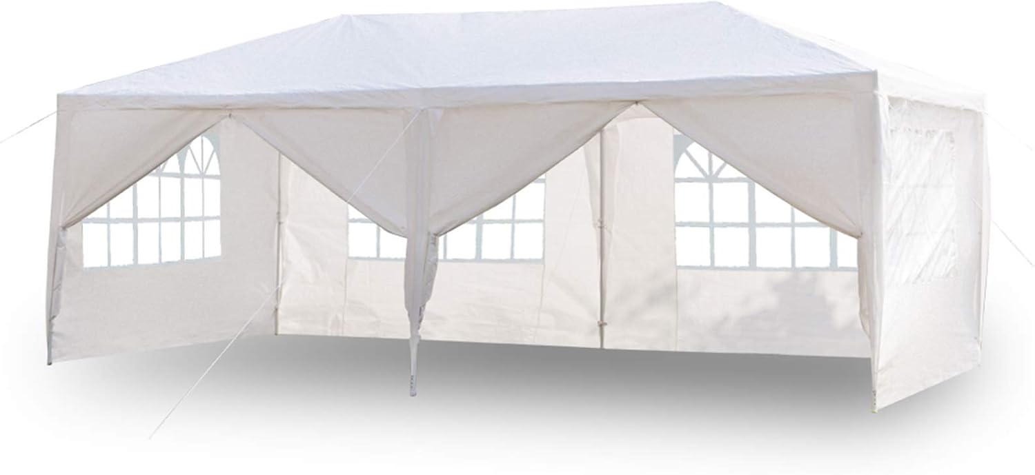 Carpa para exteriores, carpa de fiesta de boda, refugio de campamento, refugio instantáneo comercial, tienda de campaña impermeable con paredes