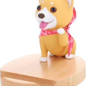 ULTECHNOVO Soporte de teléfono para perro, soporte de teléfono de escritorio de animales, soporte de exhibición de ornamento, lindo adorno de ULTECHNOVO Soporte de teléfono para perro, soporte de teléfono de escritorio de animales, soporte de exhibición de ornamento, lindo adorno de