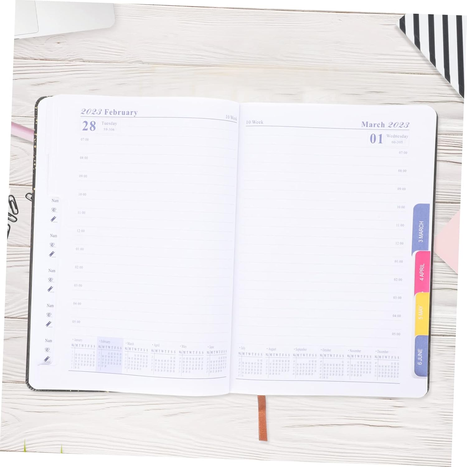 MAGICLULU 3pcs 2023 Agenda Book Today Planner Household Planner To Do List Notepad 2023 Year Planner Weekly Planner Agenda Planners 2023 Notepad
