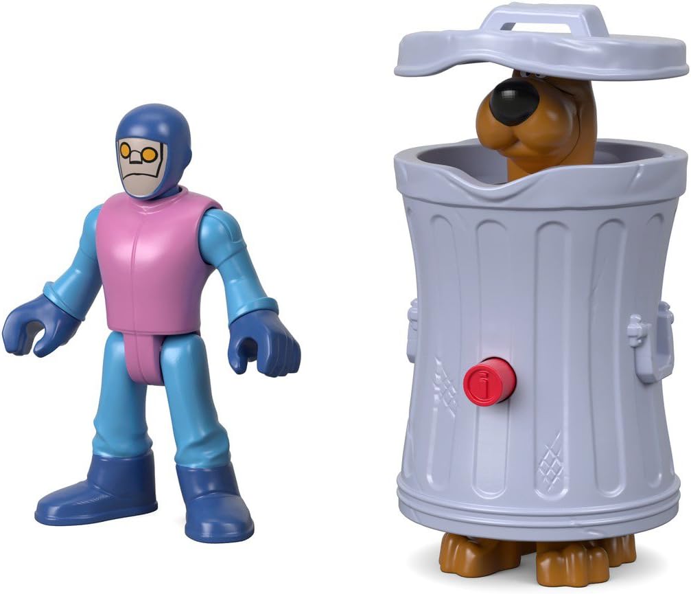 Fisher-Price Imaginext Scooby-Doo Ocultar Scooby & Funland Robot – Figuras, multicolor