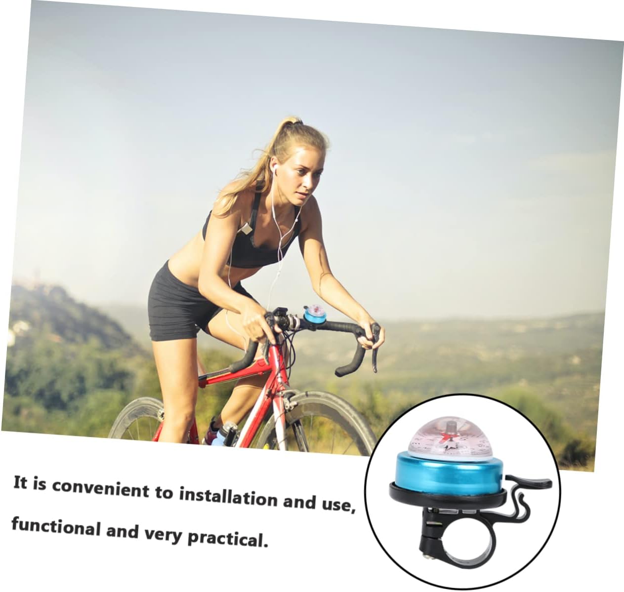 Kisangel Campana de bicicleta para niños, bicicletas para adultos, accesorios de latón, alarma de bicicleta, campana de bicicleta para manillar de