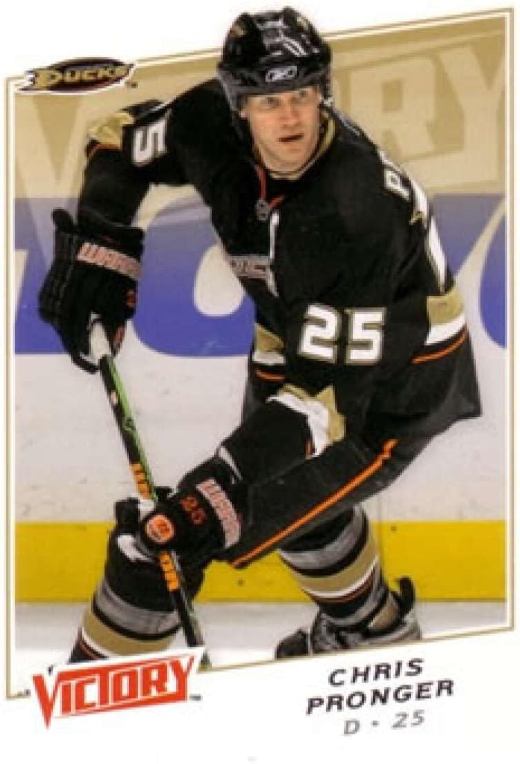 2008-09 Upper Deck Victory Hockey #197 Chris Pronger Anaheim Ducks Official NHL Trading Card (Stock Photo Shown, Near Mint or Better Condition)