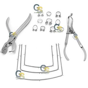 15Pcs Starter Dique De Goma KIT Dental G.S Instrumentos 15Pcs Starter Dique De Goma KIT Dental G.S Instrumentos