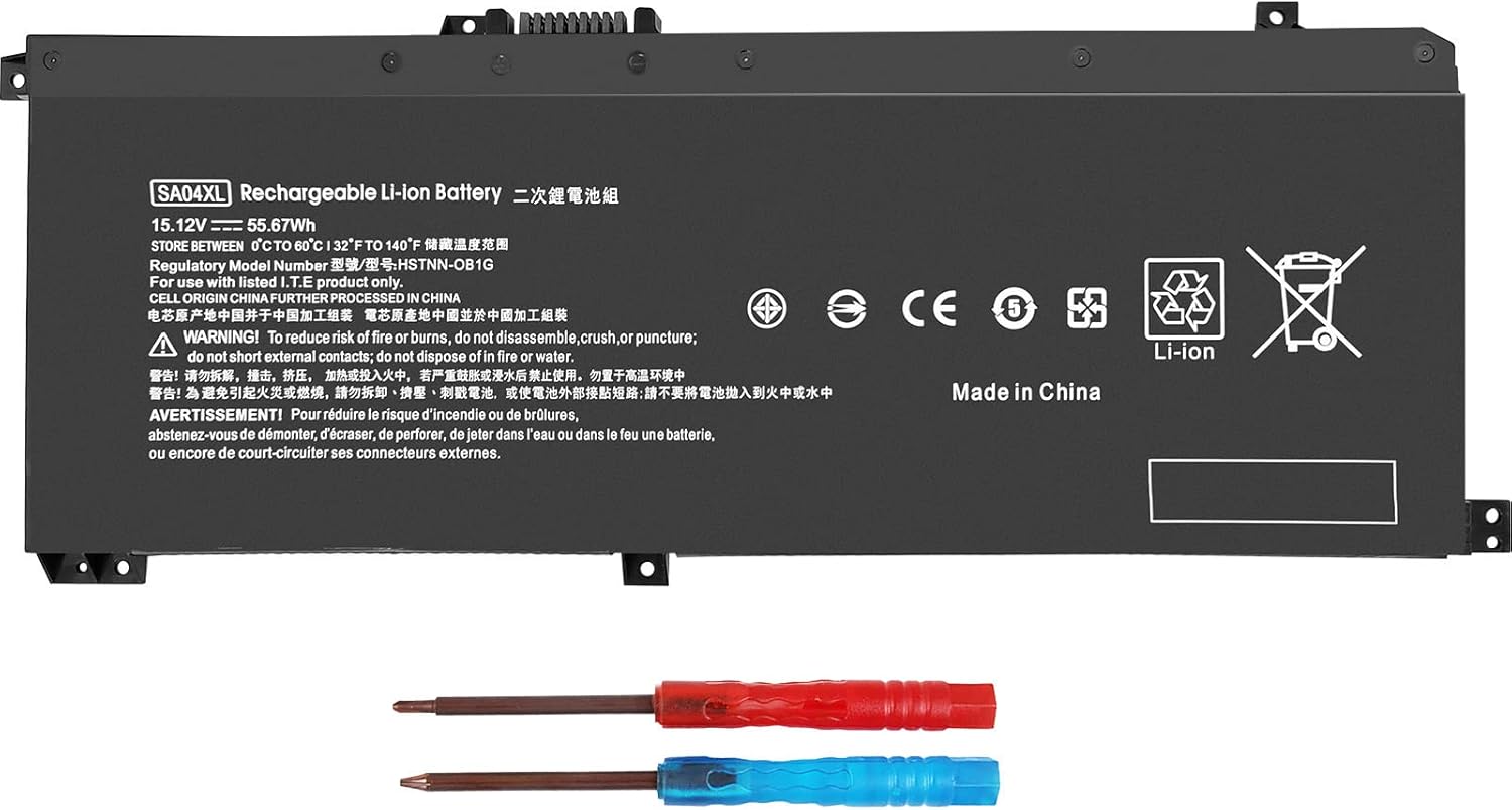 SA04XL – Batería para portátil compatible con HP Envy X360 15-DR 15-DR0010TX 15M-DS 17-CG HSTNN-OB1G HSTNN-OB1F HSTNN-UB7U HSTNN-LB8O L43248-421