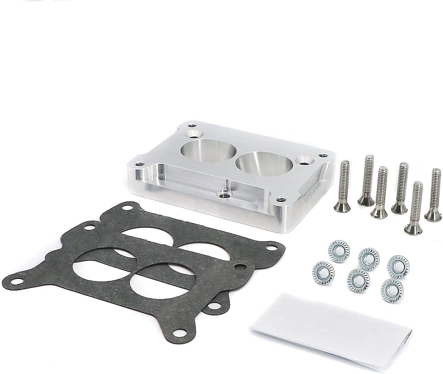 El adaptador del colector de admisión para TBI adapta un bloque pequeño 1.75 “de diámetro interior del cuerpo del acelerador de inyección de 1” de