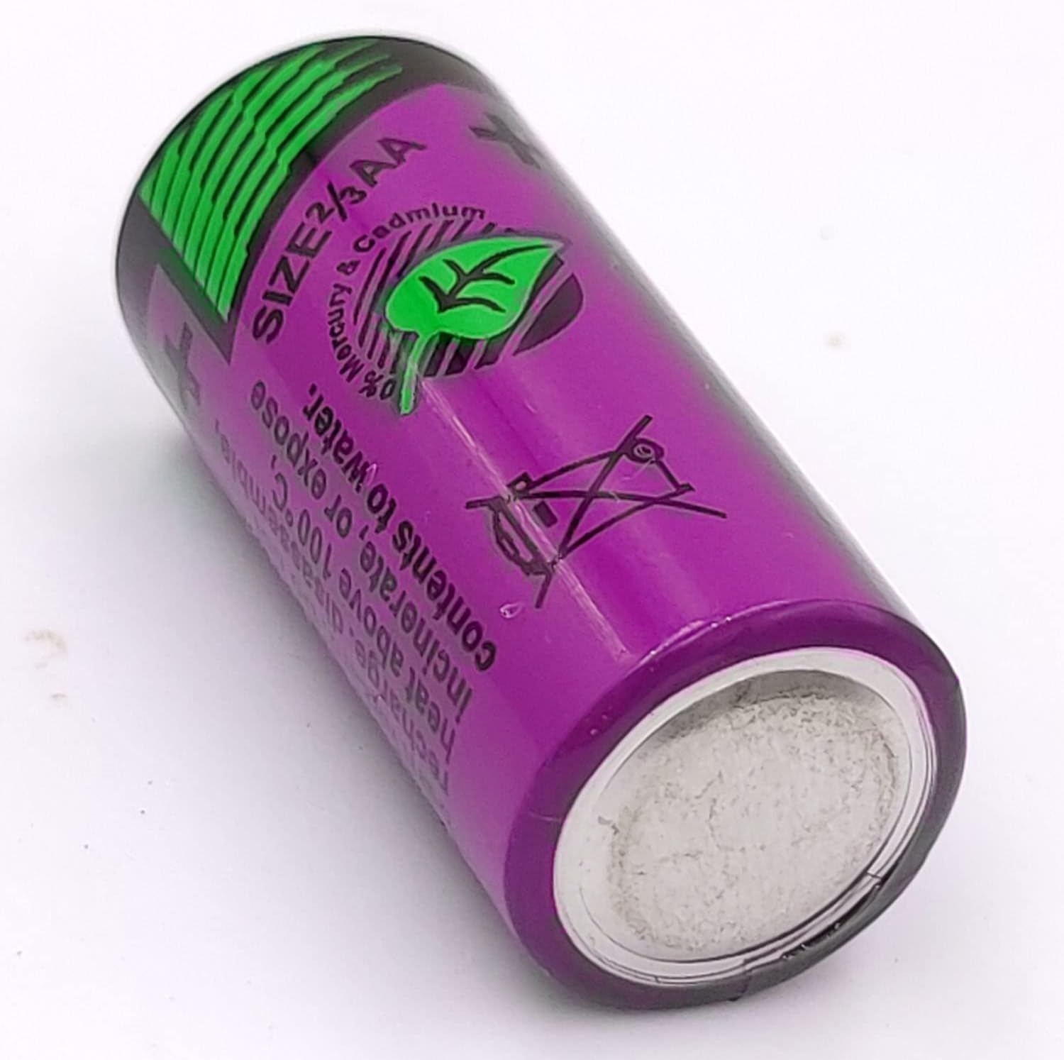 2 baterías TL-5955 23AA 3.6V 1650mAh para Tadiran TL5955 3.6V TL-4955, SL-761, TL-2155, TL-5155, SL-361, Xeno XL-055F, PLC ER14335, batería de litio
