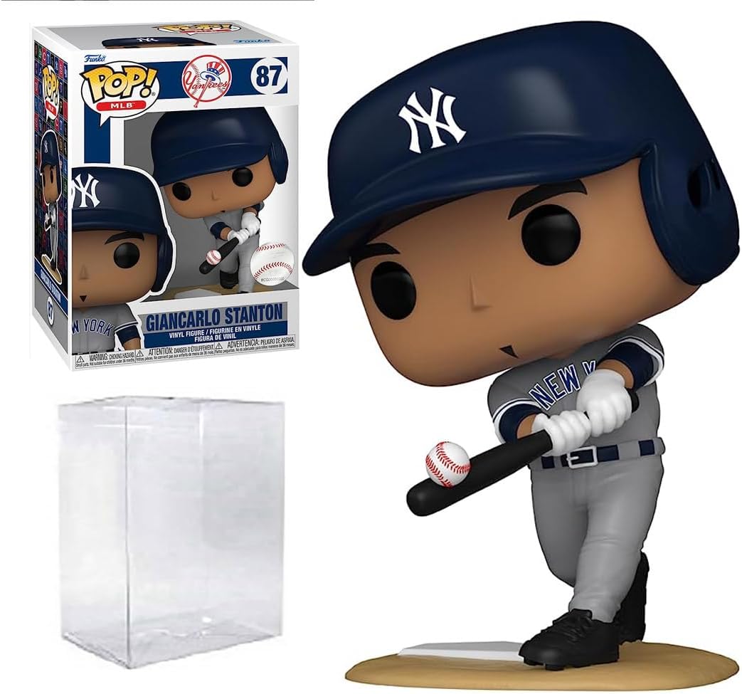 Giancarlo Stanton – Figura de vinilo #87 (con funda protectora de vinilo transparente compatible)