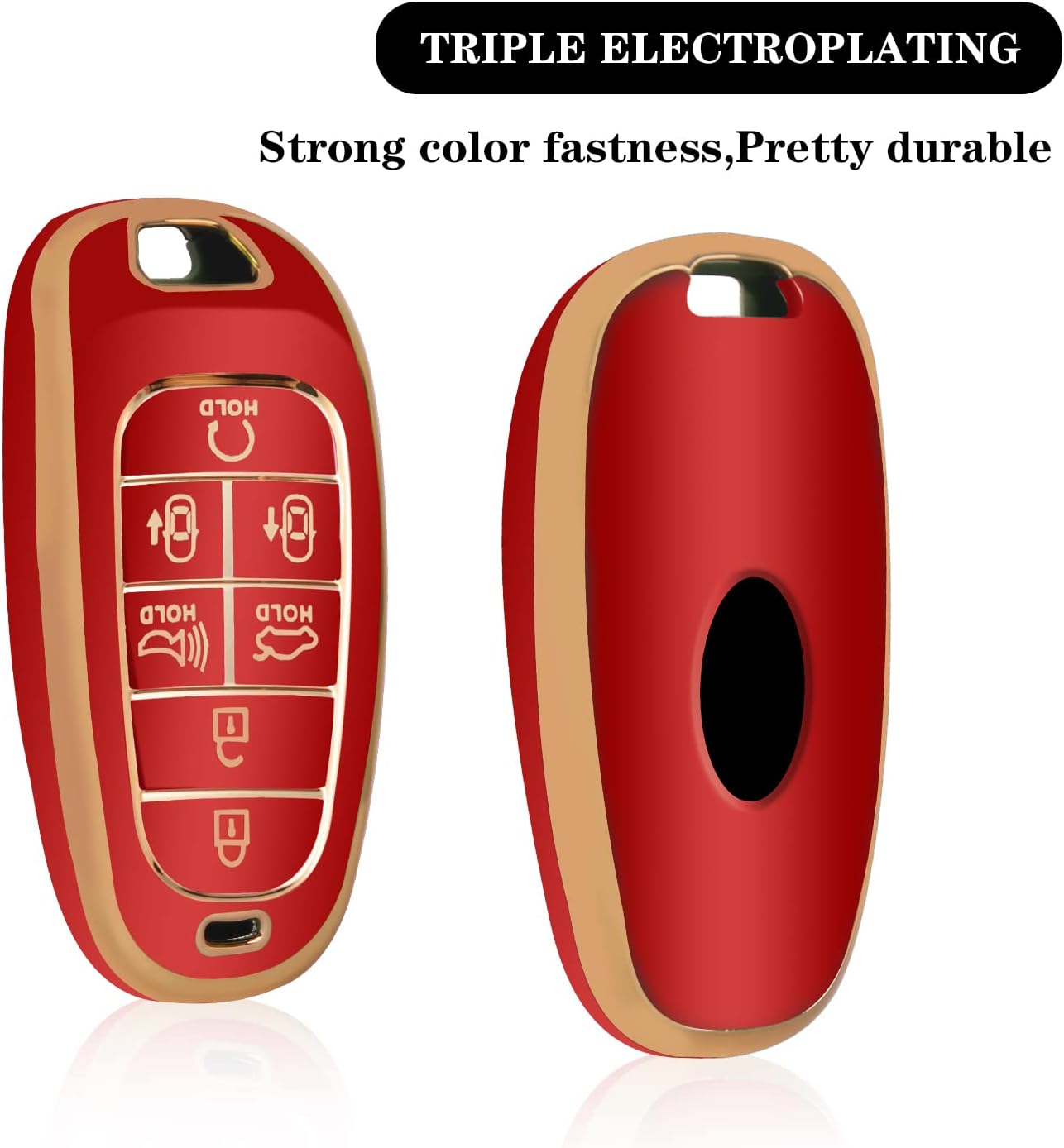 Funda protectora para llavero Hyundai Sonata Nexo 2022 Tucson 2021 2020 2019 para Hyundai Sonata Nexo 2022 Tucson