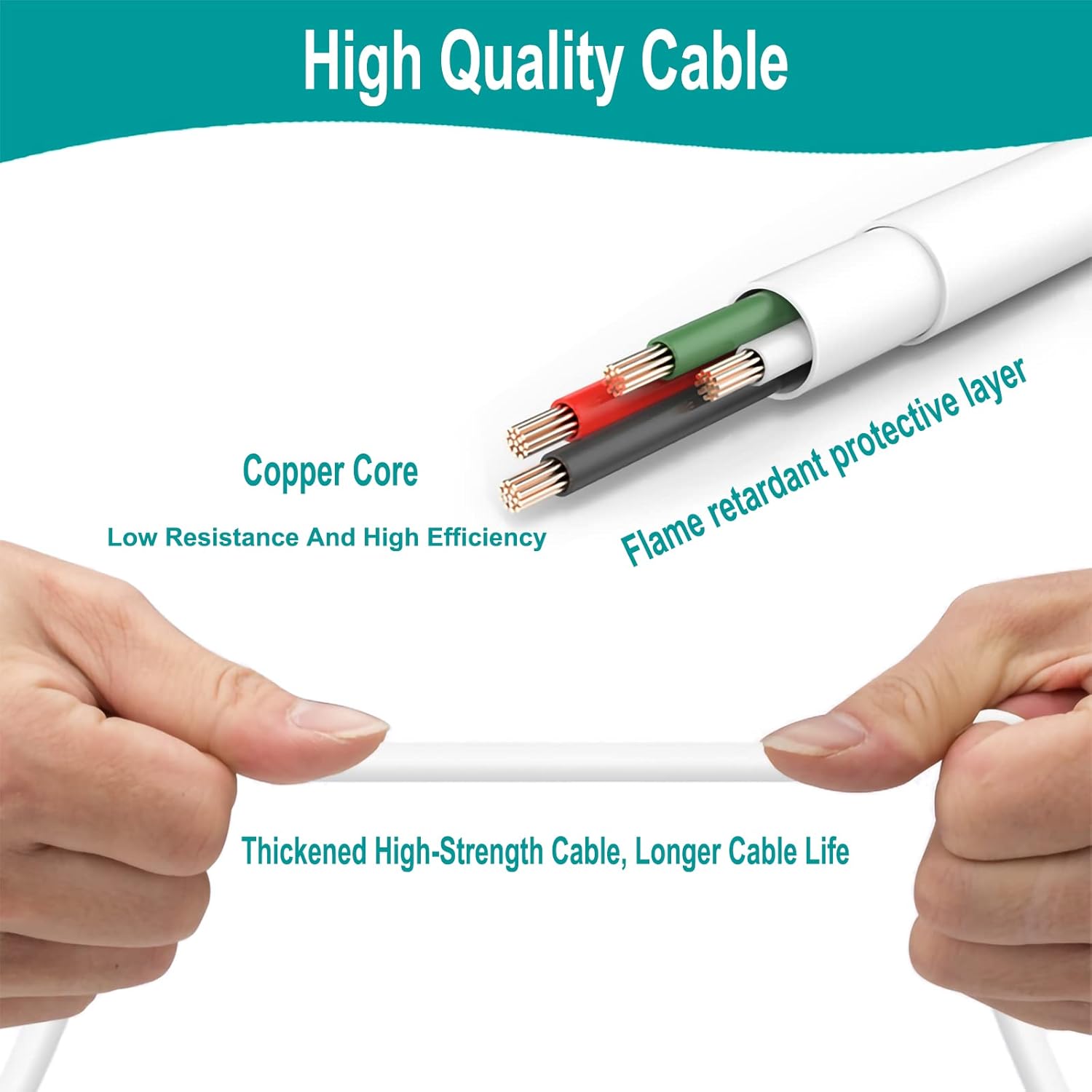 Cable de extensión de carga 5V1A para batería de cámara Stick Up Cam de 32 generación y batería de cámara de foco, cable de carga de alimentación de