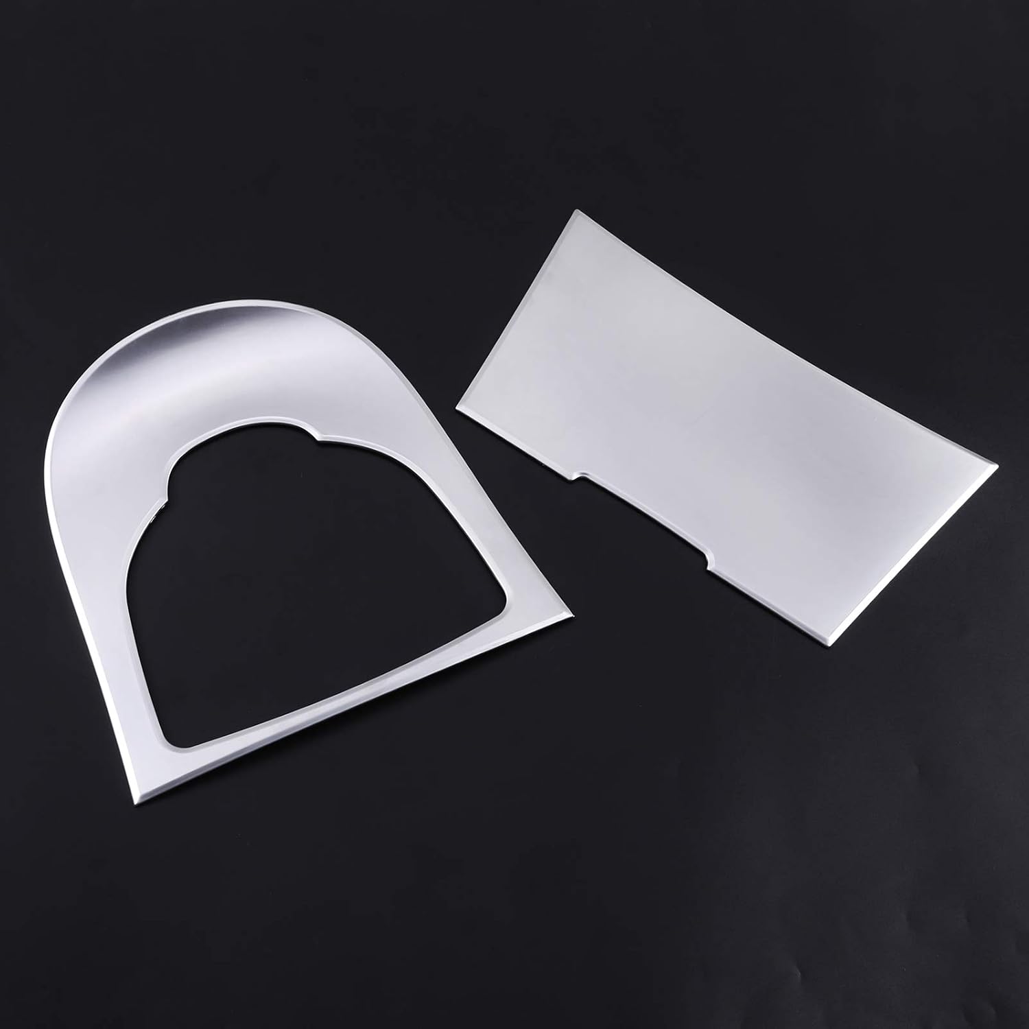 YIWANG – Pegatinas para marco de consola central de Mercedes Benz Clase G W463 2019 2020, color plateado