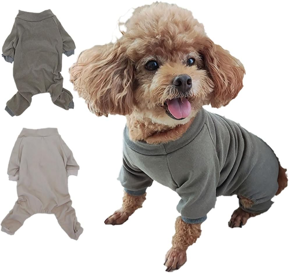 2 piezas Ropa para perro, pijama para perro, ropa de gatito, ropa de chihuahua, ropa de Yorkie ropa para perros pequeños, ropa para perros, trajes