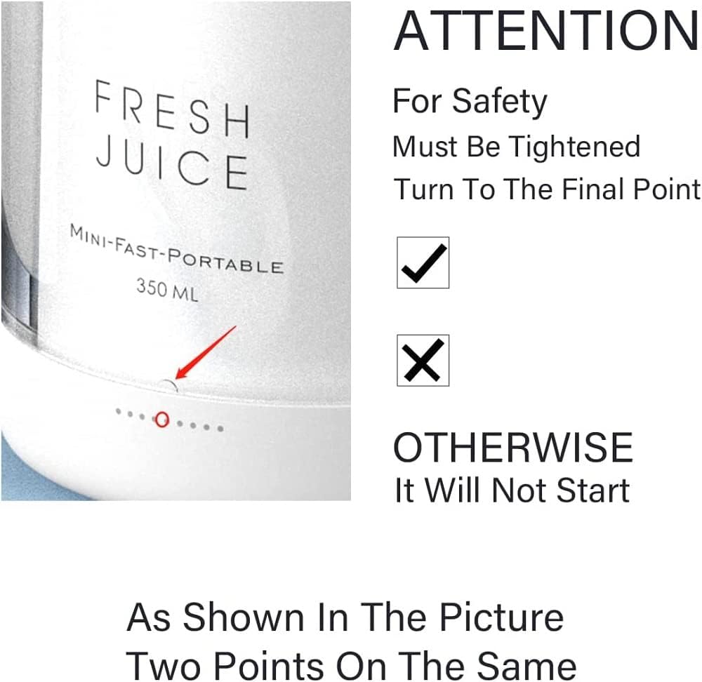 Licuadora de tamaño personal, licuadora portátil de jugo fresco para batidos o batidos, mezcladora personal, licuadora portátil, licuadora