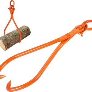 VEVOR Pinzas de deslizamiento de troncos, Pinzas de elevación de troncos de 2 garras de 32 pulgadas, Pinzas de deslizamiento de madera de acero VEVOR Pinzas de deslizamiento de troncos, Pinzas de elevación de troncos de 2 garras de 32 pulgadas, Pinzas de deslizamiento de madera de acero