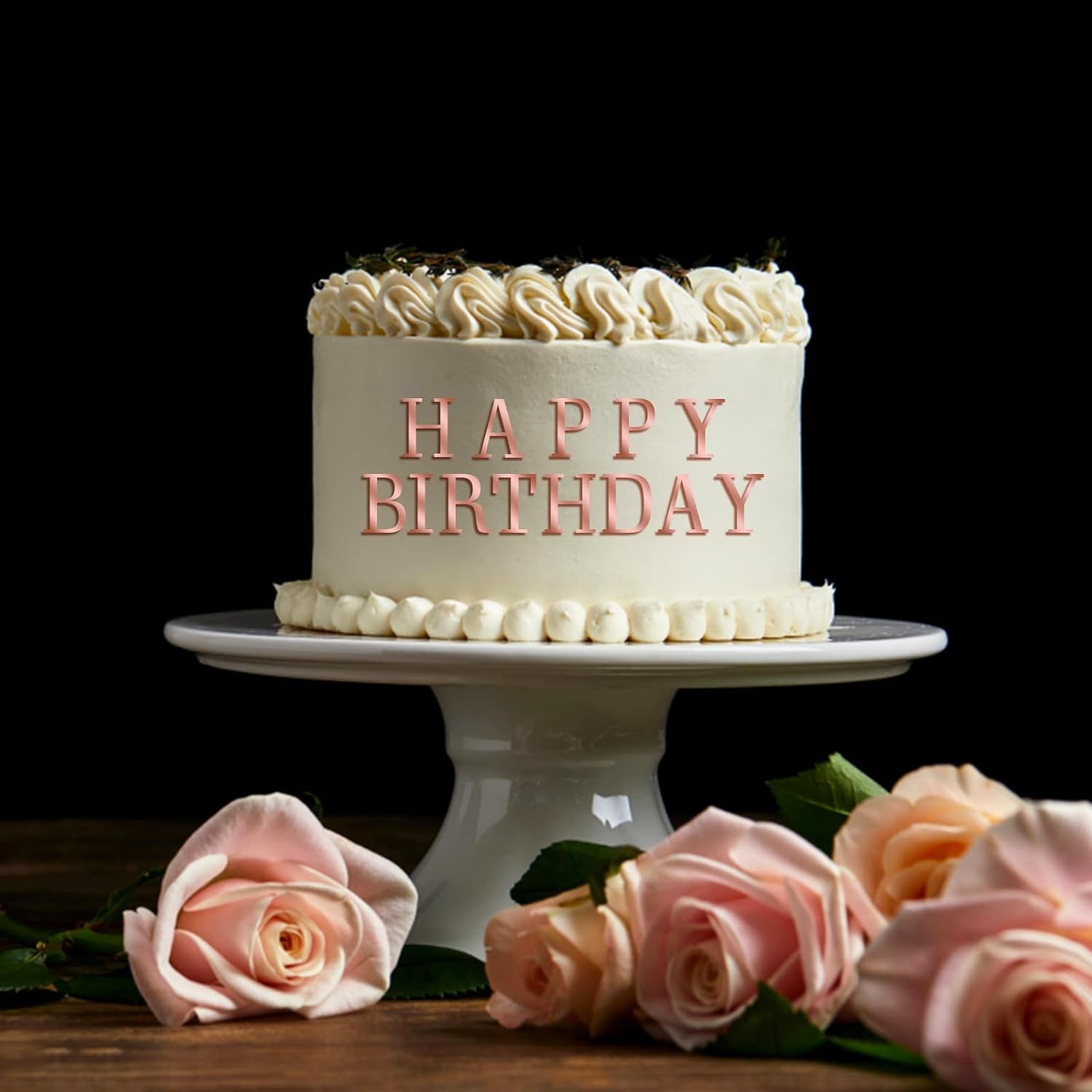 37 piezas de letras acrílicas de oro rosa, letras acrílicas del alfabeto con números A-Z y 0-9 para decoración de cupcakes, letras personalizadas,