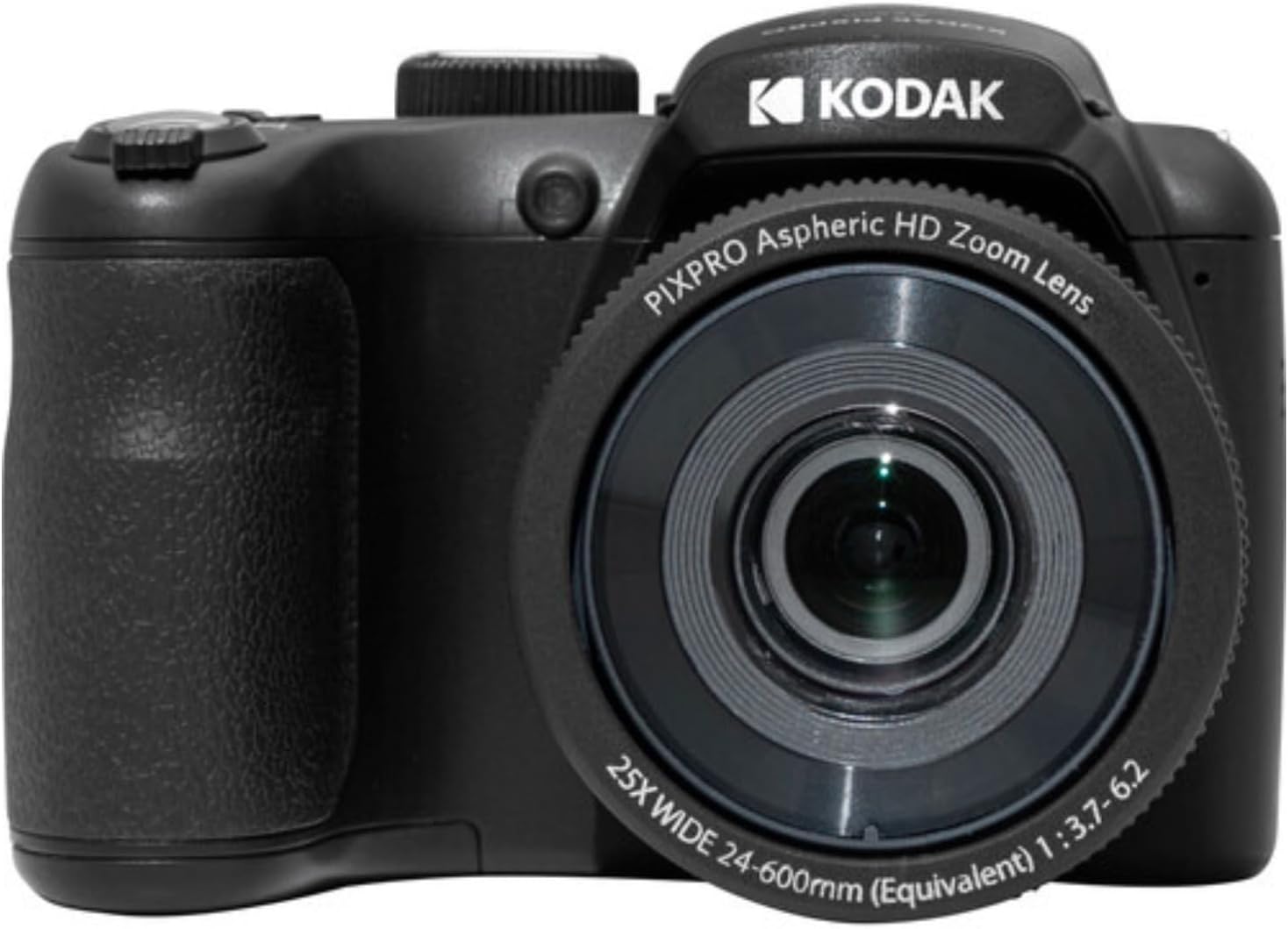 Kodak PIXPRO AZ255 Astro Zoom – Cámara digital de 16 MP (negro) – Fotografía de alta resolución con zoom óptico 25X – Paquete perfecto de cámara de