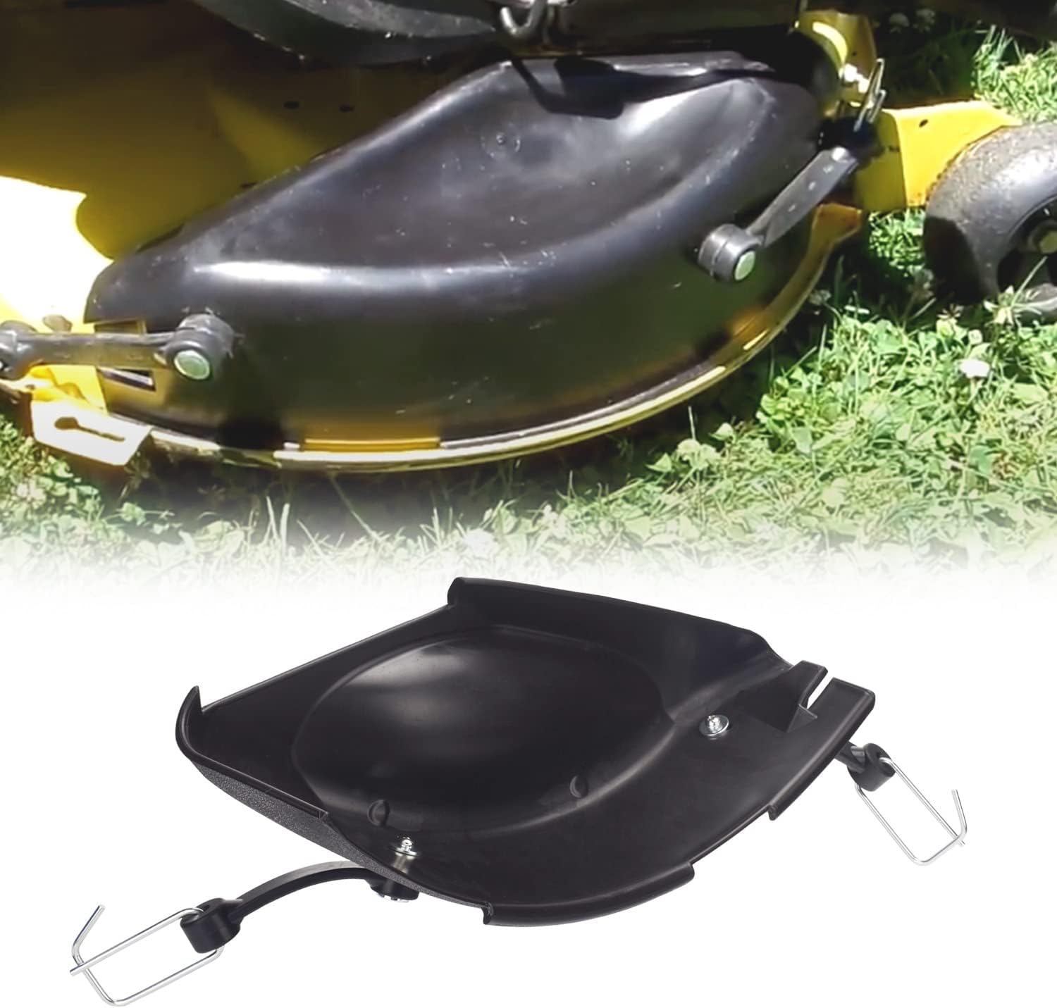 GY00115 Kit de cubierta de mantillo compatible con cortacéspedes John Deere serie 100, D, L y LA con cubiertas de 42 pulgadas D100 E100 L100 LA100