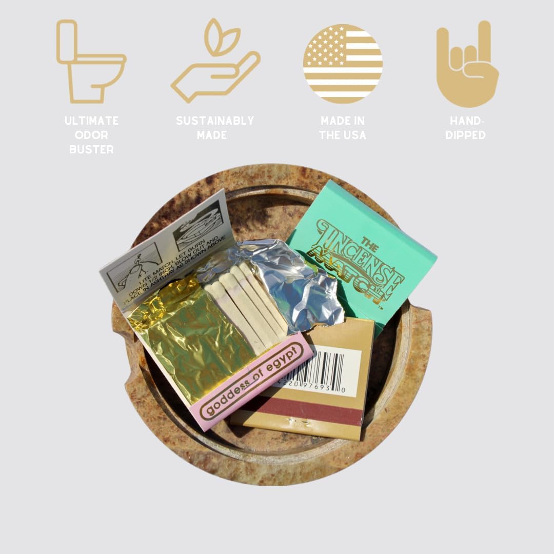 Set de 16 cajas con fósforos de incienso – Una caja de cada uno de los aromas disponibles
