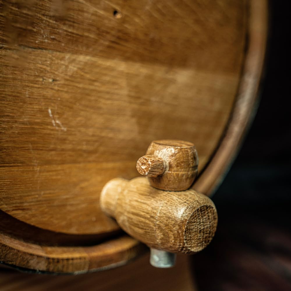 Barril de envejecimiento personalizado de alta calidad, diseño de letra, barril de madera de roble personalizado, perfecto para whisky, bourbon,