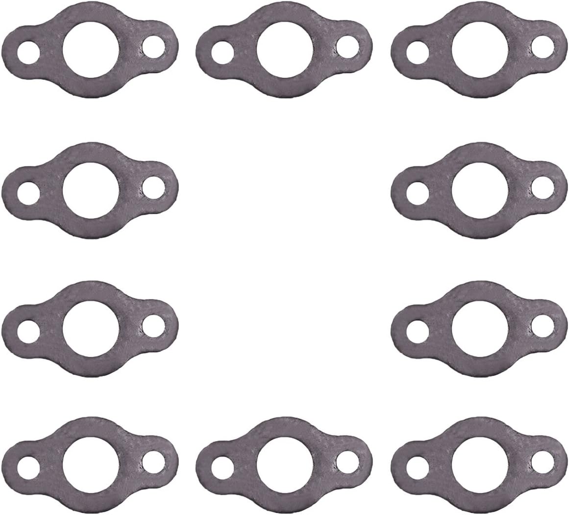 Nueva junta de brida de tubo de 10 unids para 49cc 66cc 80cc 2 tiempos motor motorizado bicicleta