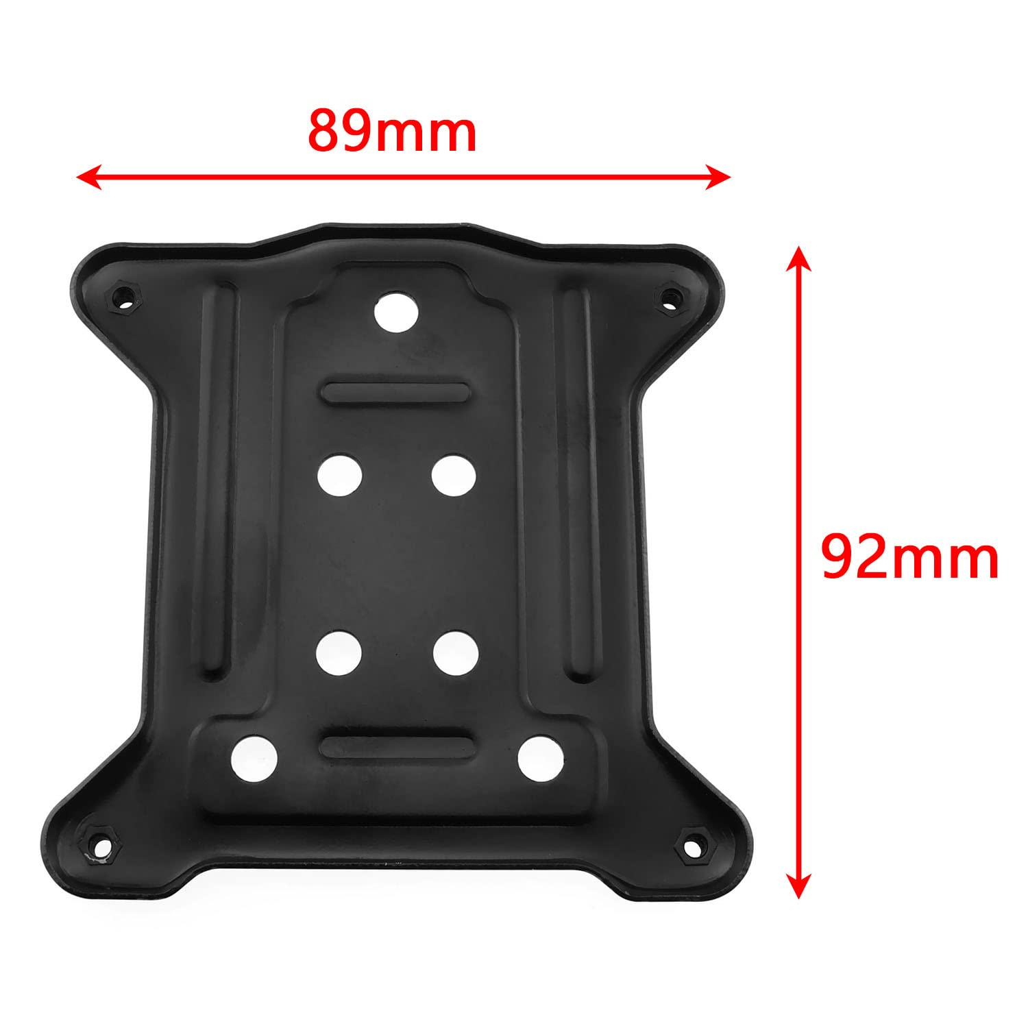 Soporte de metal para CPU, RLECS negro, disipador de calor de CPU, soporte de soporte para Intel 1150 1151 1155 1156 ventilador de disipador de