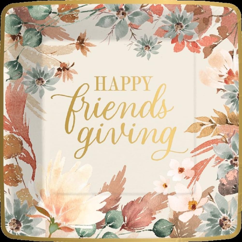 Suministros de fiesta boho de otoño para regalar amigos  El paquete incluye platos de postre de papel y servilletas para bebidas para 16 personas