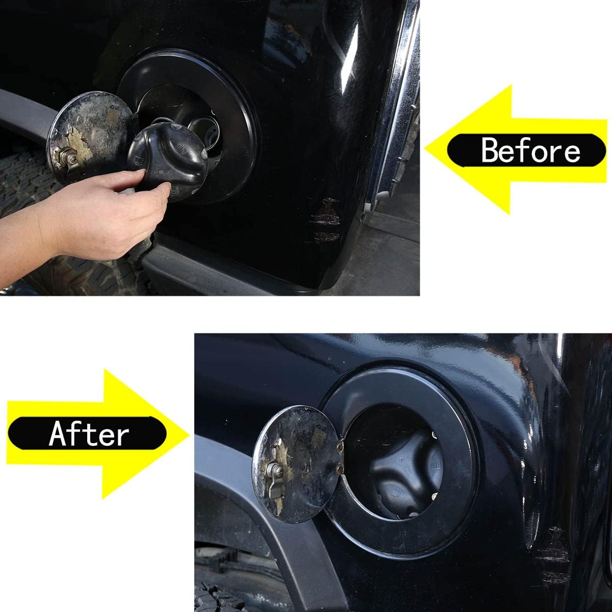 Tapa de gas para llenado de depósito de combustible, tapa de gasolina compatible con Hummer H2 2004 2005 2006 2007, Hummer H3 2006 2007 2008 2009