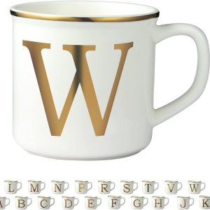 Taza de cerámica, con inicial Taza de cerámica, con inicial