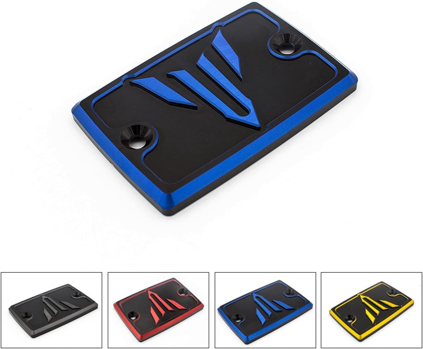 LCCDZ Aluminum Motorcycle CNC Brake Reservoir Tank Cover Cap Compatible With Yamaha MT07 MT-07 Tracer700 MT-09 MT09 Tracer900 2014-2020 2019 2018