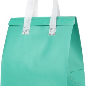 PATIKIL Bolsas aisladas para llevar, 35 bolsas aislantes térmicas de comestibles de 9.4 x 5.9 x 10.2 pulgadas para entrega de alimentos fríos y PATIKIL Bolsas aisladas para llevar, 35 bolsas aislantes térmicas de comestibles de 9.4 x 5.9 x 10.2 pulgadas para entrega de alimentos fríos y