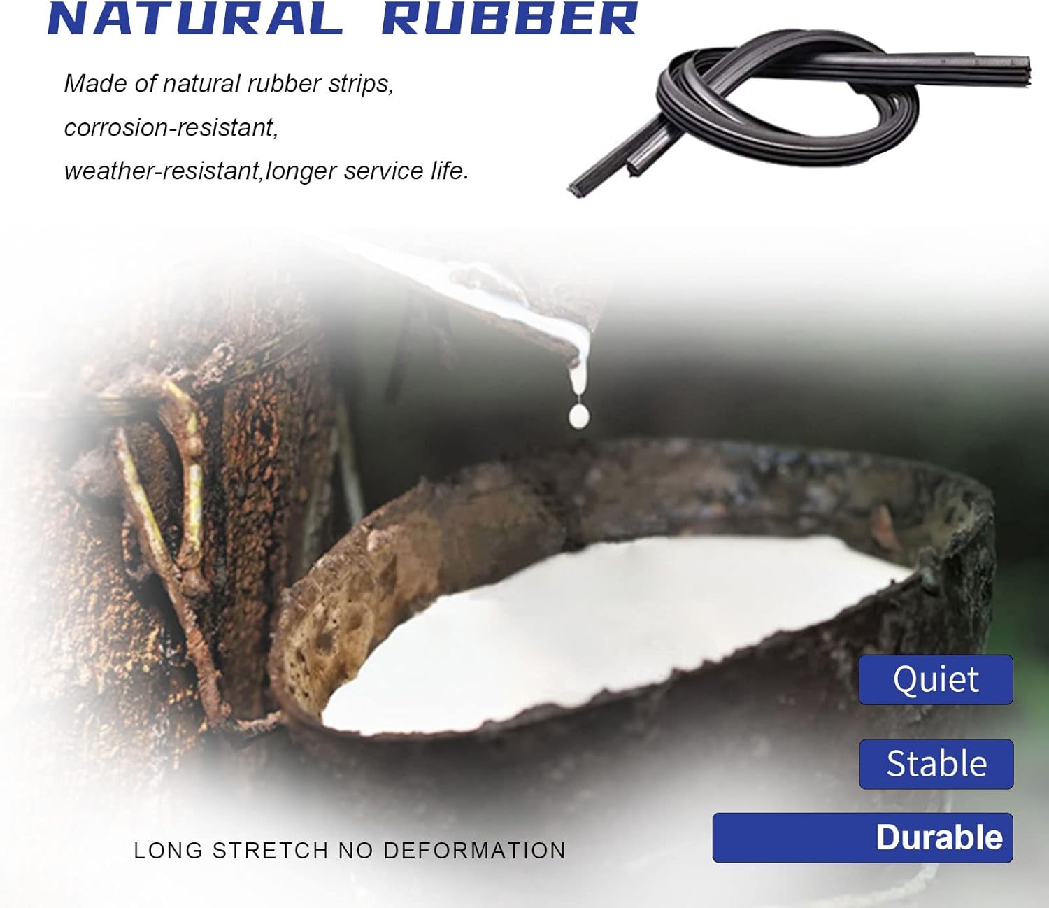 Juego de 3 limpiaparabrisas con limpiaparabrisas trasero de repuesto para Subaru Outback 2020-2022, que cumplen con la calidad de equipo original,