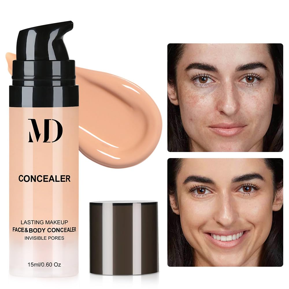 Juego de imprimación líquida, cobertura completa, control de aceite, transpirable, invisible, corrector con base facial, esponja de maquillaje